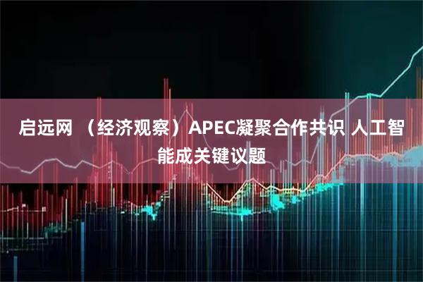 启远网 (经济观察)APEC凝聚合作共识 人工智能成关键议题